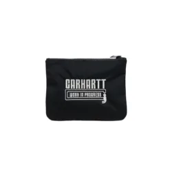 Carhartt WIP industry zip wallet in black