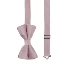 ASOS DESIGN satin bow tie in pink